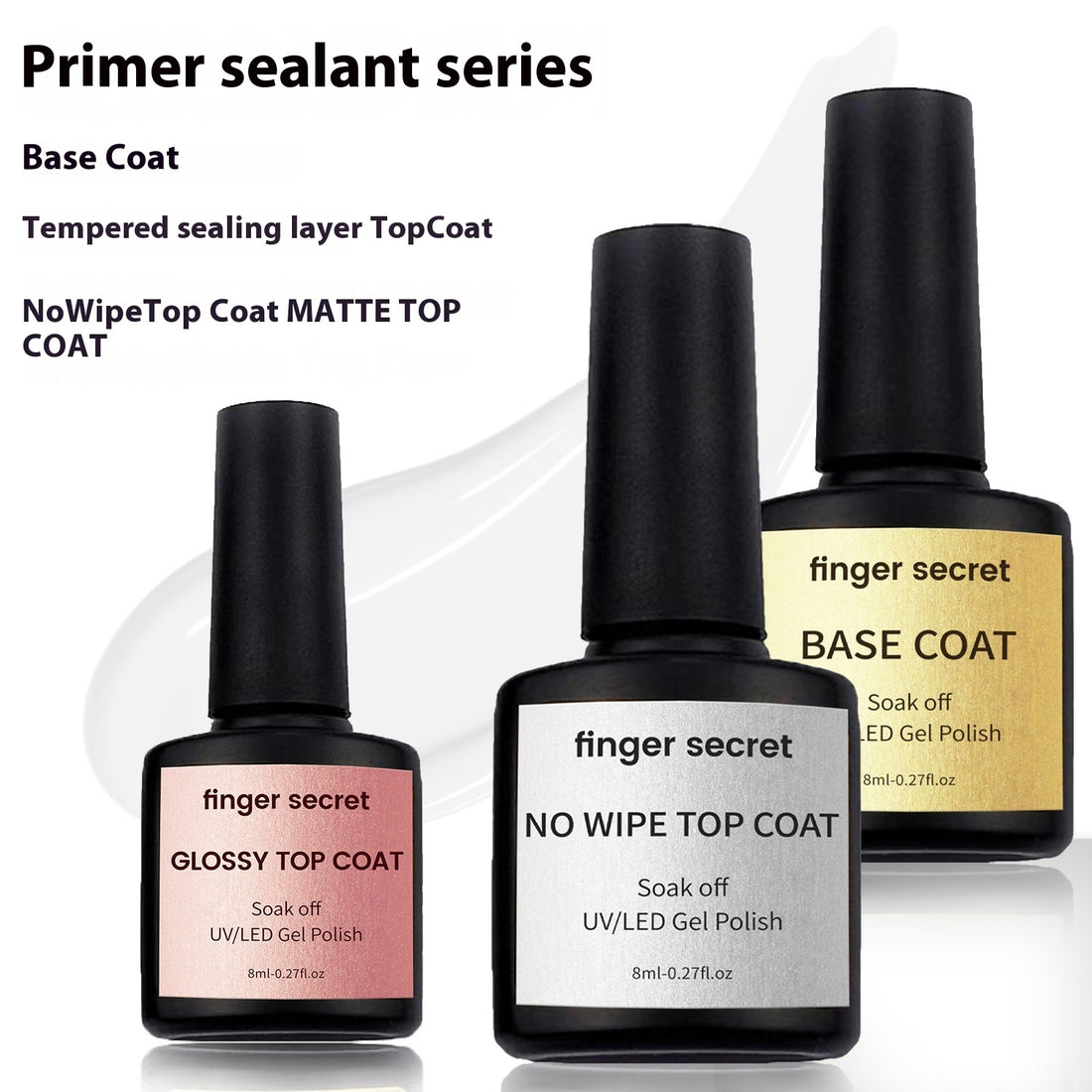 Manicure Base Gel Base Coat Tempered Seal Layer