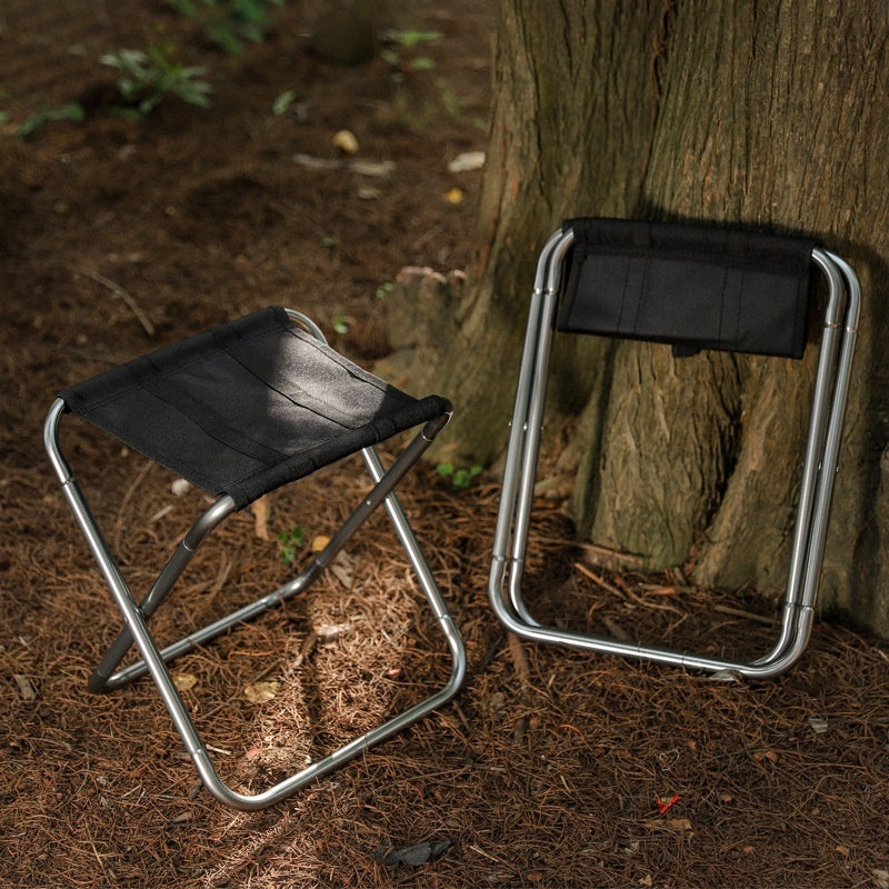 Outdoor Portable Aluminum Alloy Folding Stool