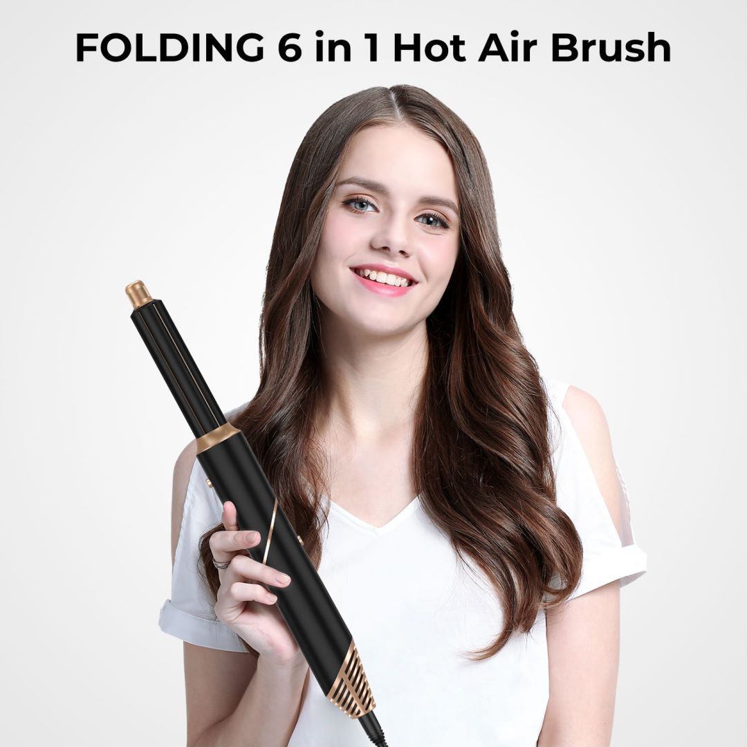 Automatic Hair Suction Six-in-one Folding Multifunctional Converter Hair Dryer