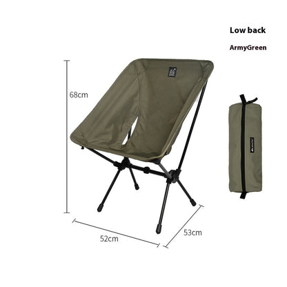 Lightweight Portable Foldable Outdoor Aluminum Alloy Moon Chair