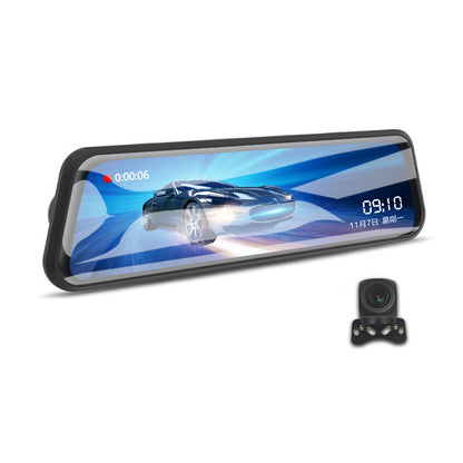 Media Dashcam 10-inch Rearview Mirror