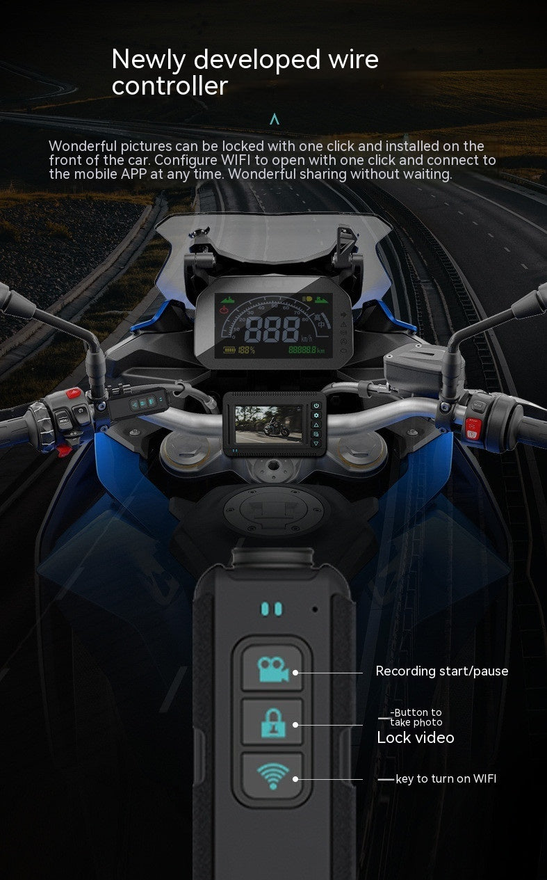 GPS Trajectory Of High-definition Motorcycle Waterproof Recorder