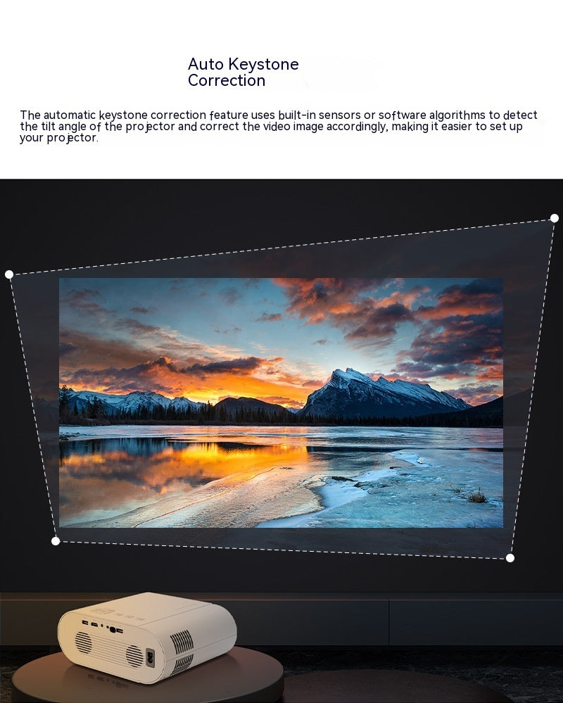 T07 Full HD Smart Projector 320ANSI Lumen High Brightness