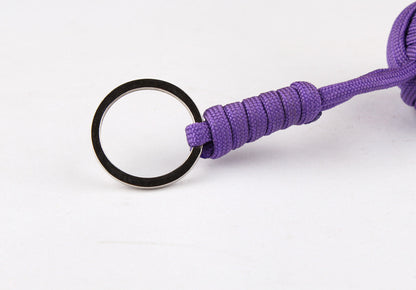 Outdoor Parachute Cord Woven Key Ball Outdoor Self-defense Tool