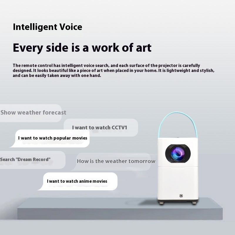 New Multi-functional Smart HD Projector For Home Use