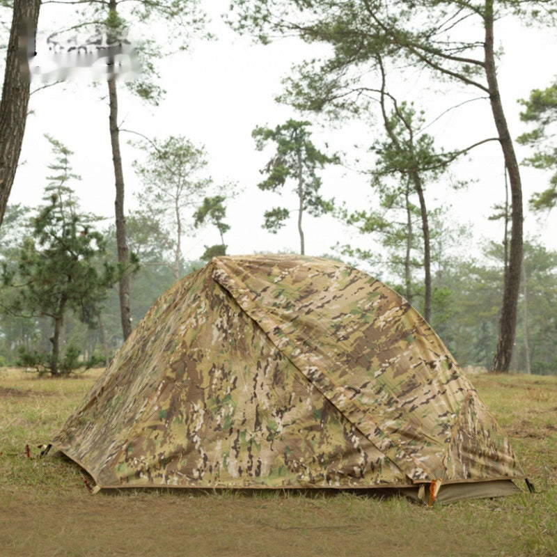 Single Soldier Tent Outdoor Camping Rainproof And Sun Protection Camouflage