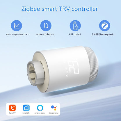 Intelligent Thermostatic Valve Radiator Plastic Controller Temperature Control