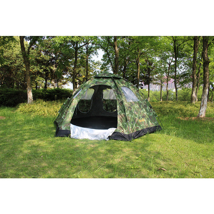 Automatic tent outdoor, 6-8 people, many people, single layer, multi people tent camping, camping trip, factory direct sales