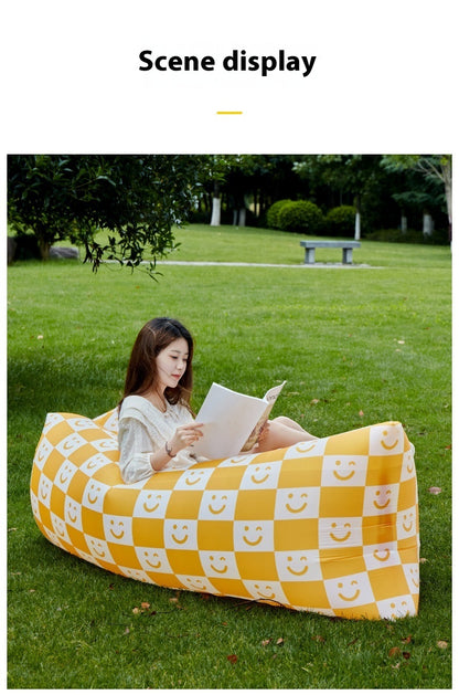 Lazy Sofa Outdoor Camping Music Festival Inflatable Foldable One-minute Inflatable Portable Seat