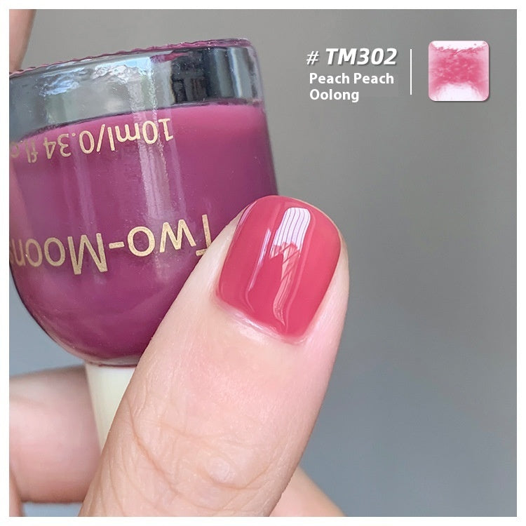 Summer Nail Polish Baking-free Non-tearing Jelly Juicy Grape Amber Strawberry Chopsticks