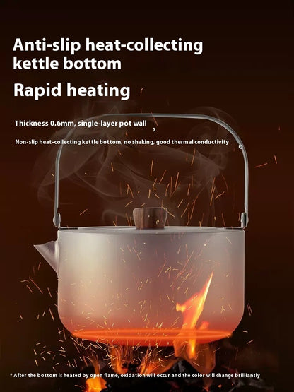 Lightweight Portable 12L Outdoor Camping Outdoor Boiling Teapot