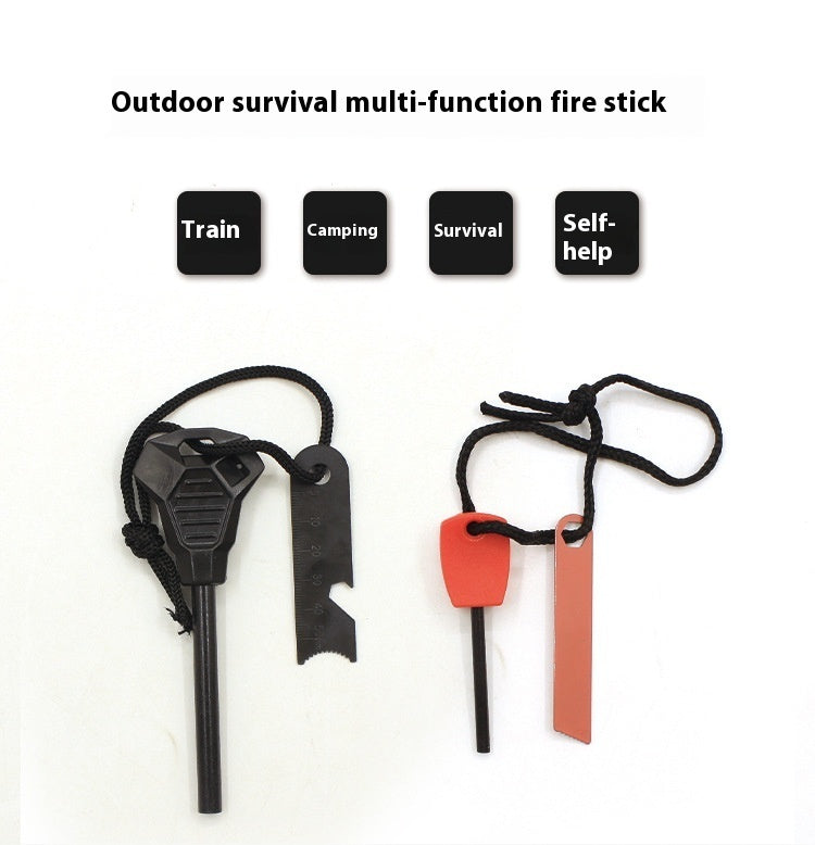 Outdoor Camping Stainless Steel Multifunctional Flint