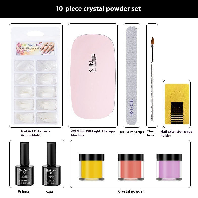 Crystal UV Gel Nail Polish Extended Three-dimensional Modeling