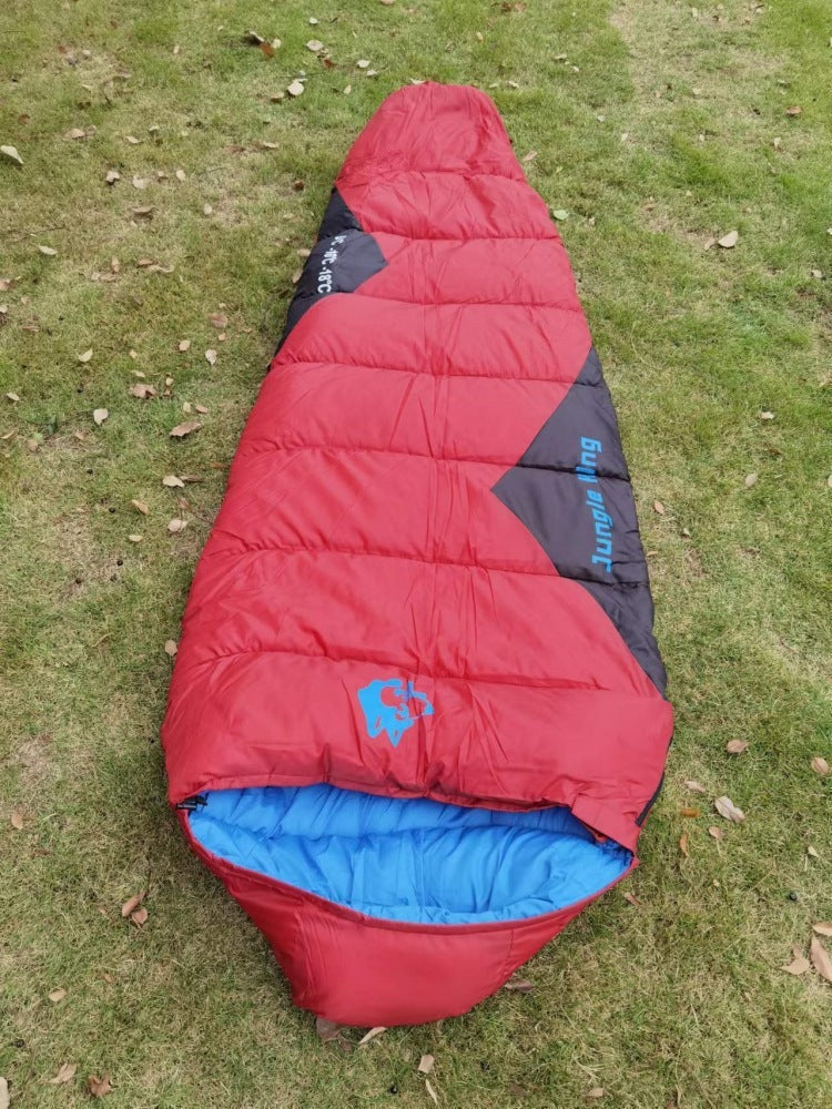 Outdoor Sleeping Bag Mummy Autumn And Winter Camping