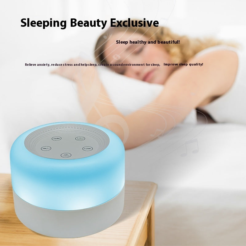 White Noise Sleeping Aid Instrument Soothing Sleep Breathing Table Lamp