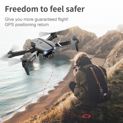 E99 Folding Drone Quadcopter Remote Control Handle Four Axis HD 4K Photography UAV Altitude Fixation