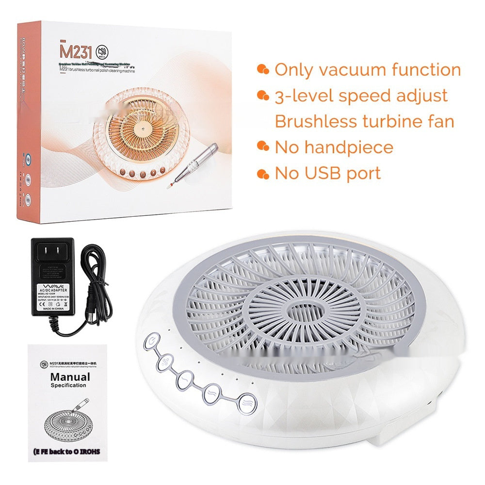 Nail Dust Remover Low Noise Turbofan