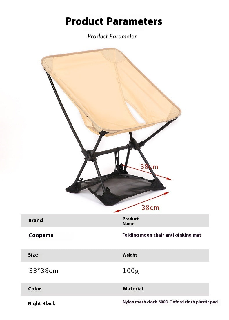 Outdoor Breathable Anti-fall Anti-fall Mat Folding Table And Chair