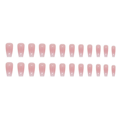 Mid-length Ballet Nail Girl Gradient Nail Sticker