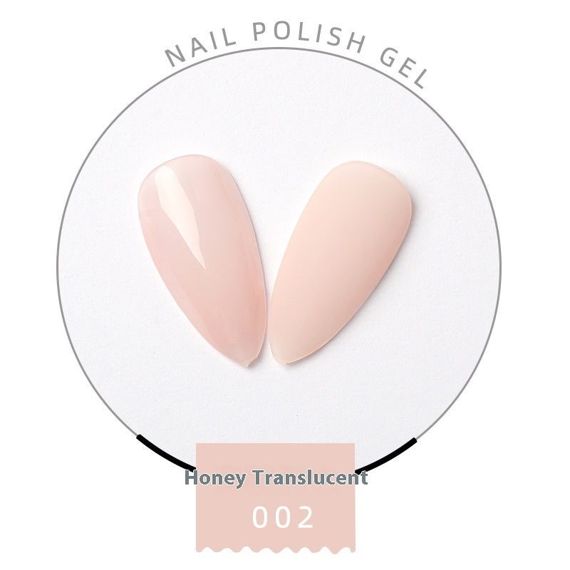 Honey Transparent Nude Color Phototherapy Plastic Manicure