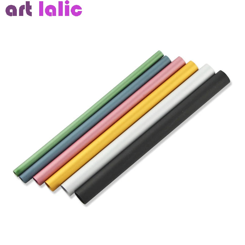 6Pcs/Set Artificial Form  Acrylic C Curve Shaping Sticks Tube French Rod Nail Art Tips UV Gel Manicure Tools