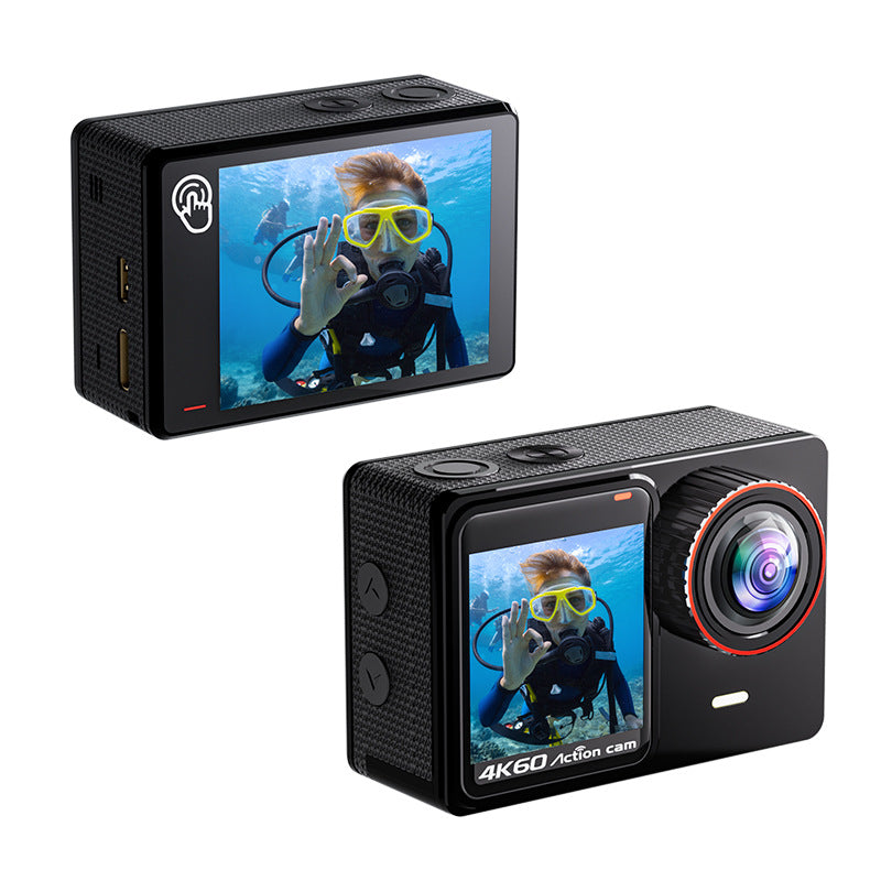 Waterproof 30 M True 4K Riding Camera Anti-shake Wide Angle HD Action Camera