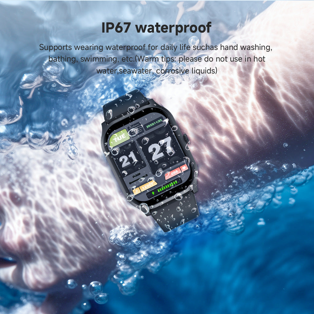 Sports Watch Waterproof HD Large Screen Bluetooth Calling