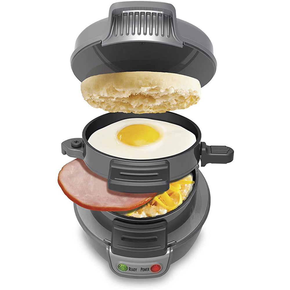 Cross-border Hamburger Maker Electric Sandwich Machine, Black Breakfast