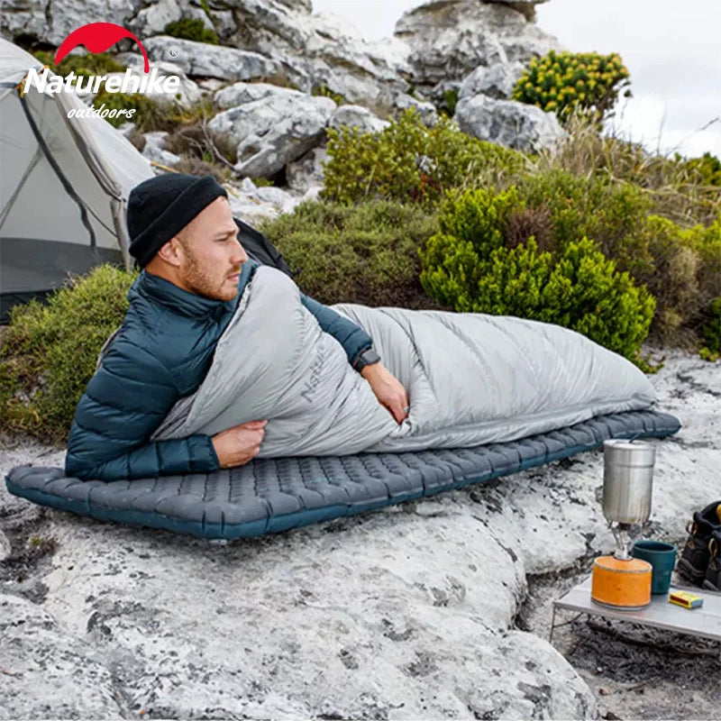 Naturehike Air Mattress 3.5 R Value Mat Camping Sleeping Pad Outdoor Ultralight Inflatable Mattress Air Cushion Travel Mat