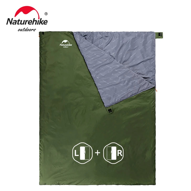 Naturehike lw180 Sleeping Bag Ultralight Cotton Sleeping Bag Spring Summer Sleeping Bag Outdoor Hiking Camping Sleeping Bag
