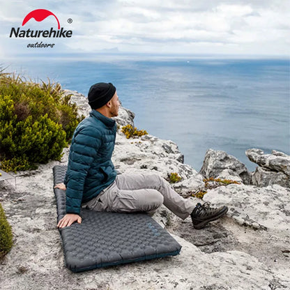 Naturehike Air Mattress 3.5 R Value Mat Camping Sleeping Pad Outdoor Ultralight Inflatable Mattress Air Cushion Travel Mat