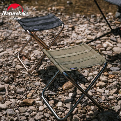 Naturehike Lightweight Outdoor Camping Chair Aluminium Folding Fishing Stool Collapsible Camping Seats Hiking Stool NH17Z012-L