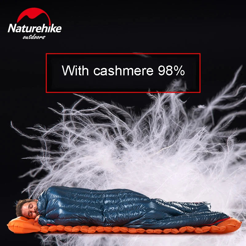 Naturehike cw280 Sleeping Bag Naturehike CWM400 Camping Ultralight Sleeping Bag Winter Goose Down Waterproof Sleeping Bags