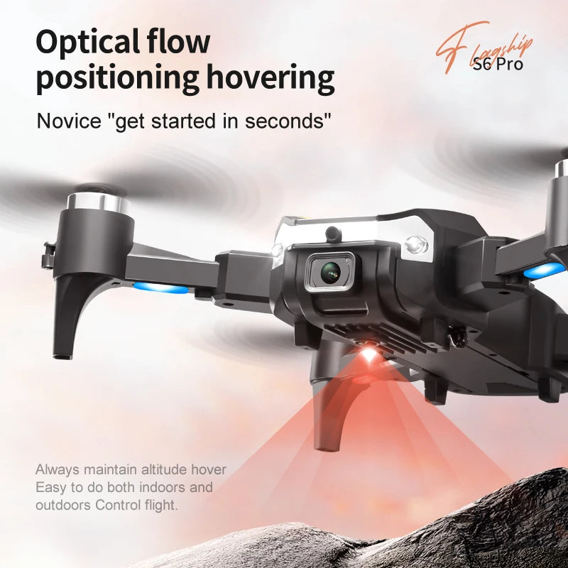Xiaomi S6 Pro Drone Brushless Motor 8K HD Camera Anti-Shake Aerial Photography GPS Obstacle Avoidance Folding Quadcopter Rc Toys