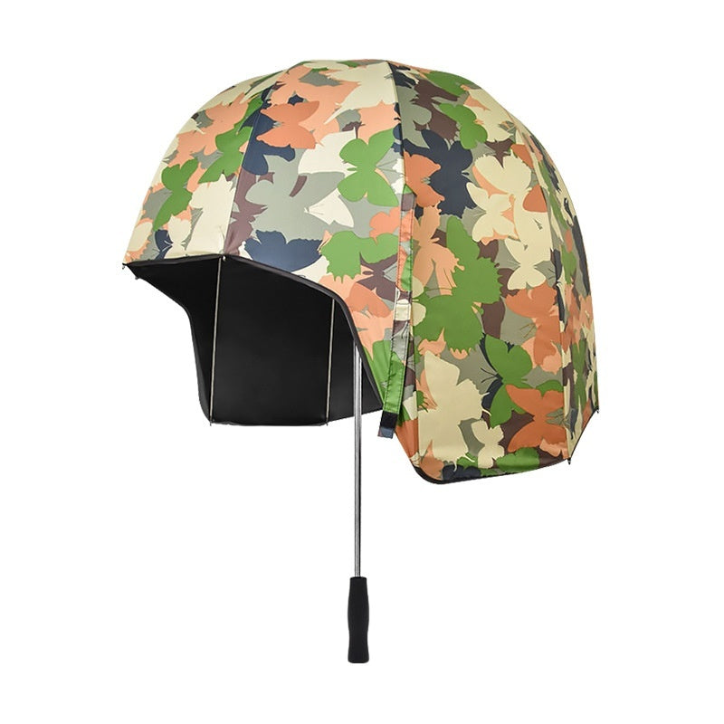 Helmet Umbrella Sunny And Rainy Dual-purpose Sun Protection Sunshade