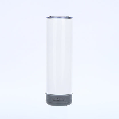 Sublimation 20oz Bluetooth Audio Cup Creative 304 Stainless Steel Vacuum Cup Double-layer Vacuum Tumbler