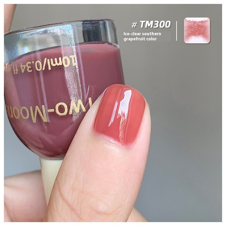 Summer Nail Polish Baking-free Non-tearing Jelly Juicy Grape Amber Strawberry Chopsticks