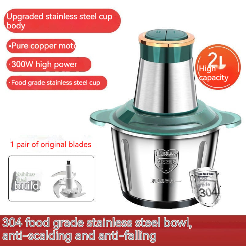 Multi-functional Household Meat Grinder Large Capacity Stainless Steel Electric
