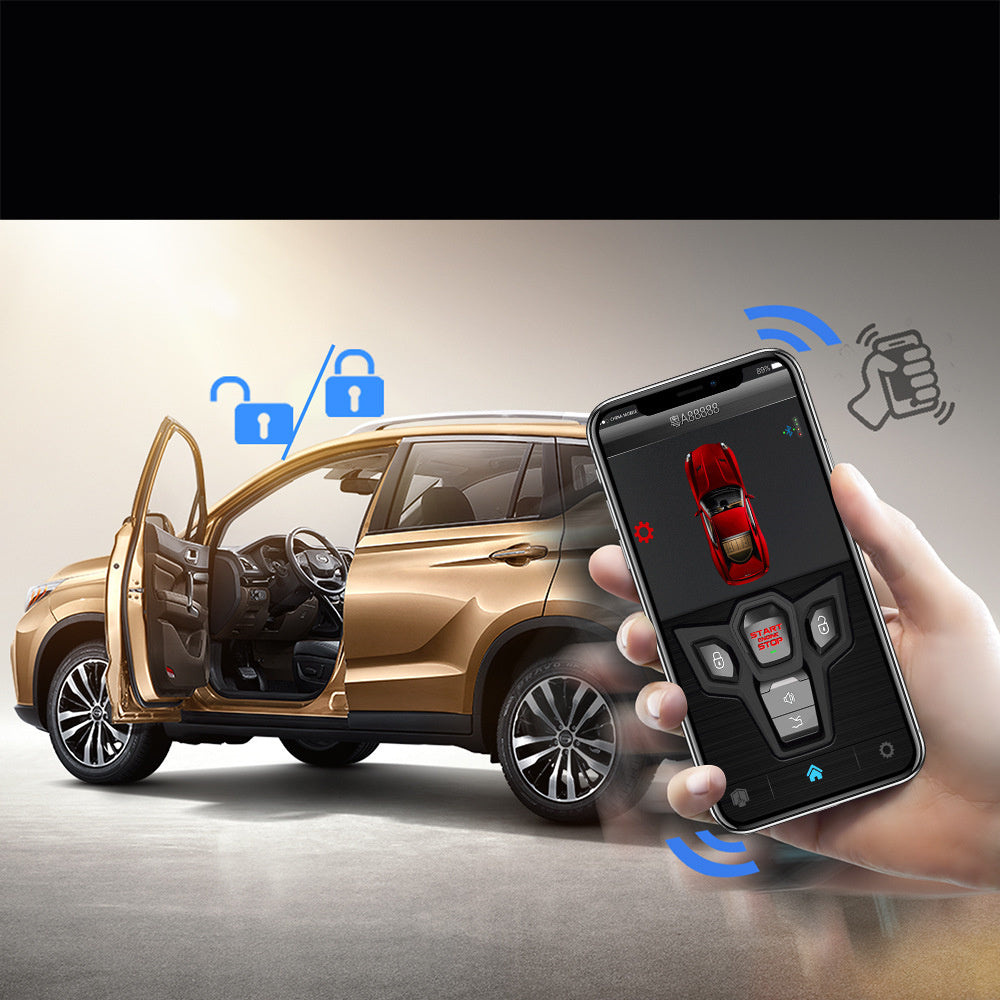 Mobile Phone Control Car One-way Remote Control One Button To Start The Car Alarm