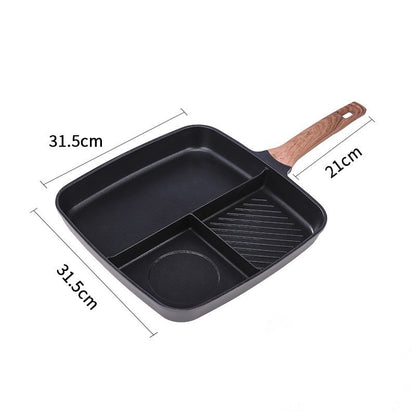 Steak Frying Pan Breakfast Three-in-one