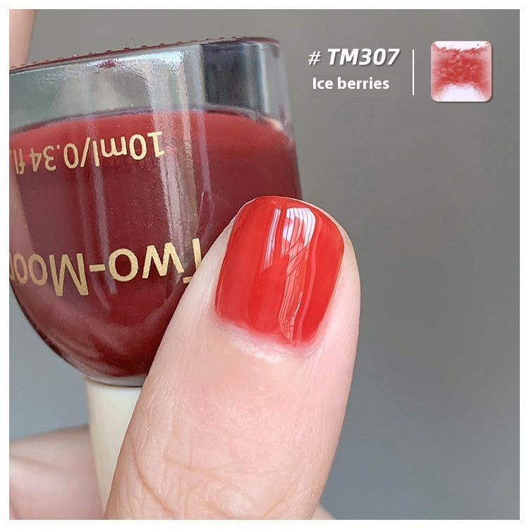 Summer Nail Polish Baking-free Non-tearing Jelly Juicy Grape Amber Strawberry Chopsticks