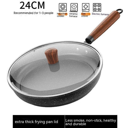 Medical Stone Frying Pan Non-stick Multi-functional Pan Light Oil Smoke Griddle