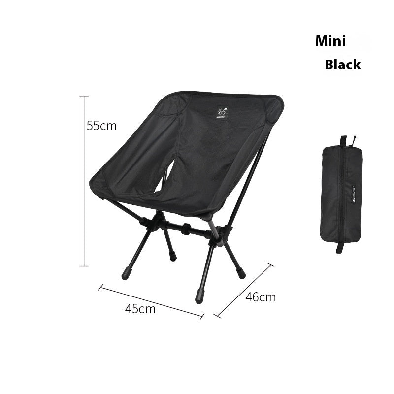 Lightweight Portable Foldable Outdoor Aluminum Alloy Moon Chair