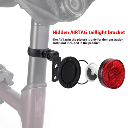 Positioning Anti-theft Taillight Bracket Bicycle Seat Post Reflective Taillight