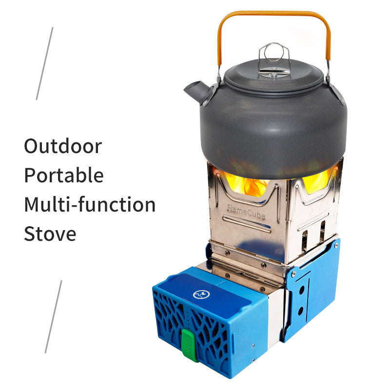 Fire Generator Electric Stove Folding Broiler Wood Stove Camping