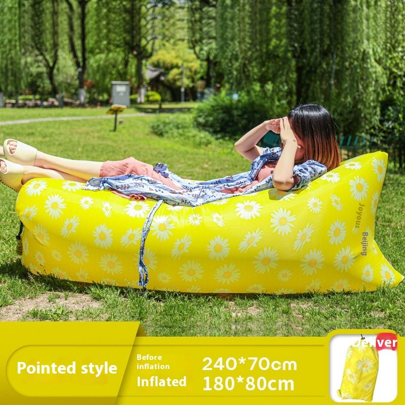 Lazy Sofa Outdoor Camping Music Festival Inflatable Foldable One-minute Inflatable Portable Seat