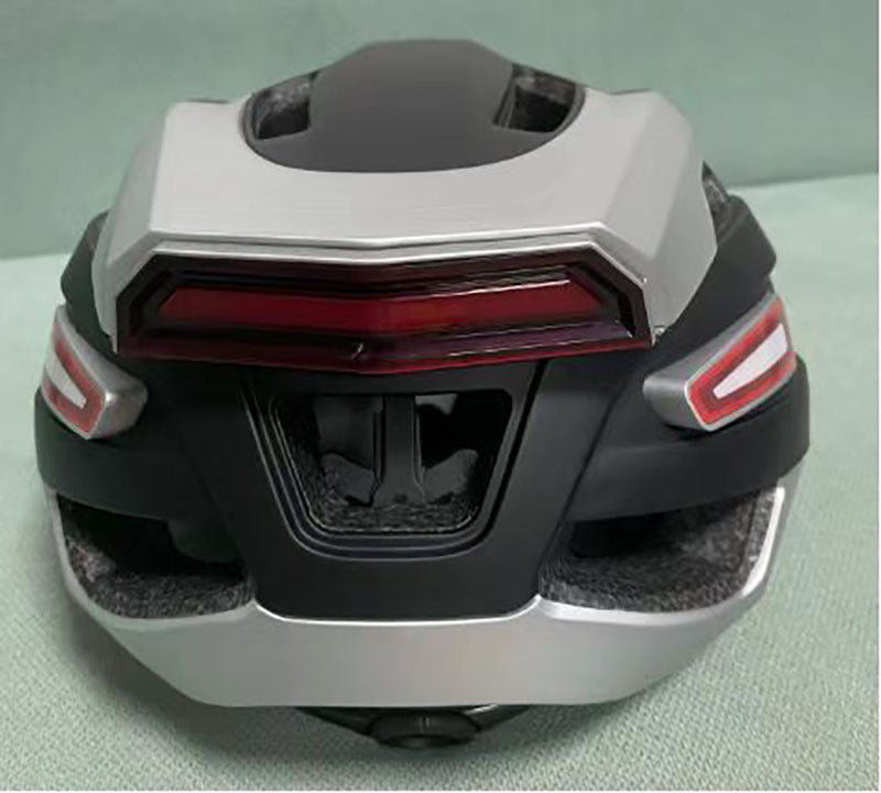 Smart Bluetooth Warning Light Riding Integrated Helmet