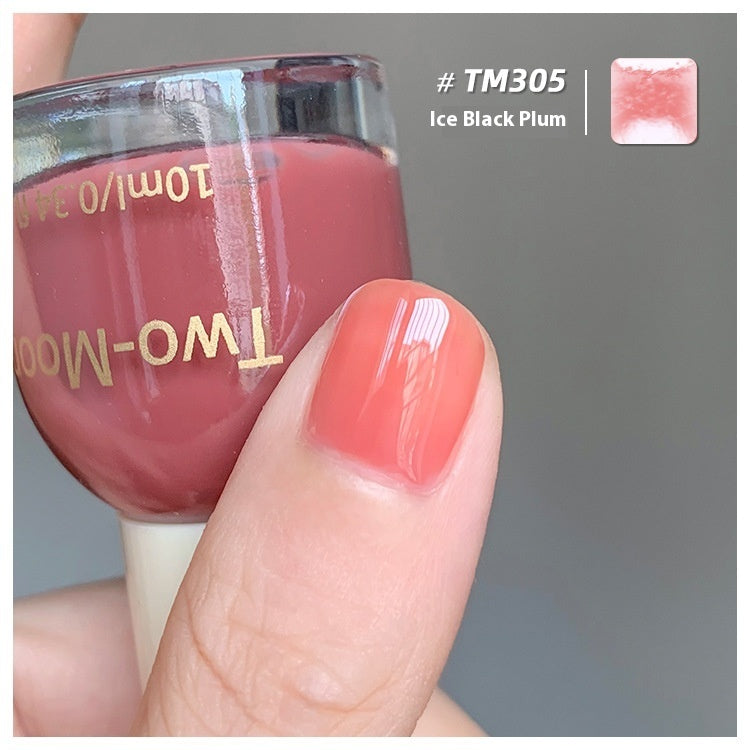 Summer Nail Polish Baking-free Non-tearing Jelly Juicy Grape Amber Strawberry Chopsticks