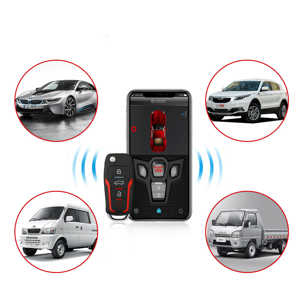 Mobile Phone Control Car One-way Remote Control One Button To Start The Car Alarm