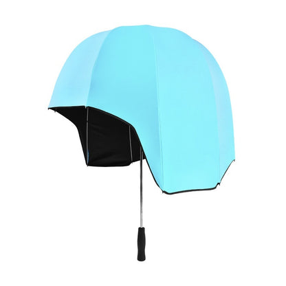 Helmet Umbrella Sunny And Rainy Dual-purpose Sun Protection Sunshade